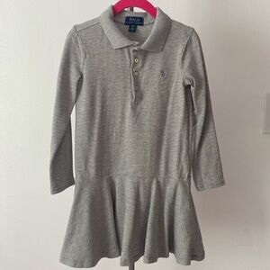 Polo Ralph Lauren collared grey dress - size 4T